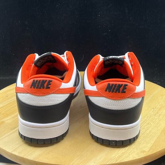 Nike By You Dunk Low White Orange Black FV9524-900 Men's Size 11.5 Shoes - Picture 6 of 10
